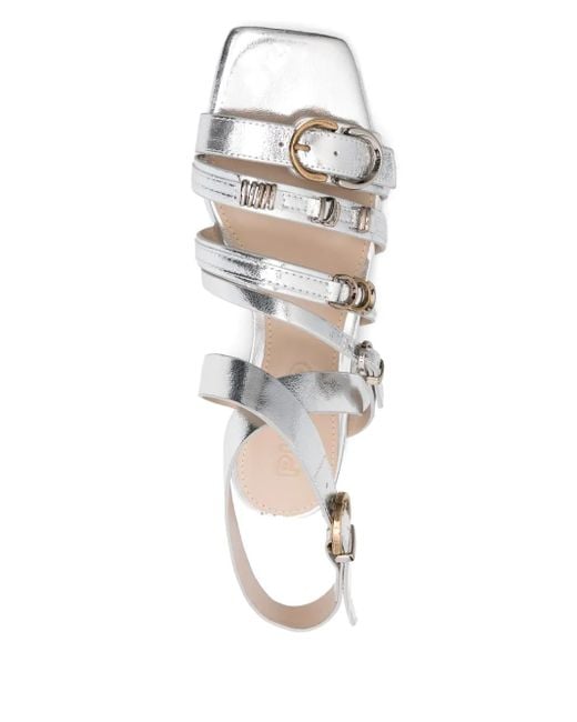 Pinko White Marli Sandals