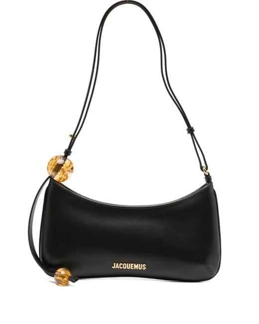 Borsa A Spalla Le Bisou Perle-Donna di Jacquemus in Black