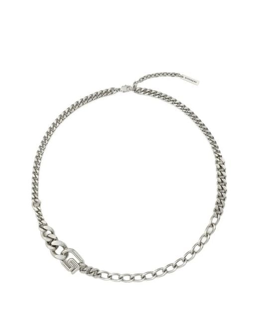 Givenchy Metallic G Line Necklace for men
