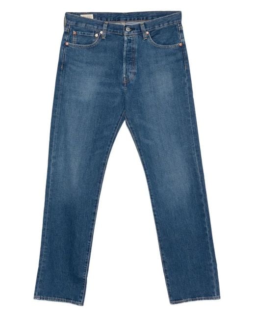 Vaqueros 501 con diseño cinco bolsillos Levi's de hombre de color Blue