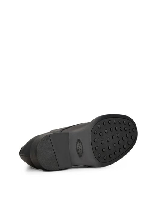 Tod's Black Double-Strap Monk Shoes for men