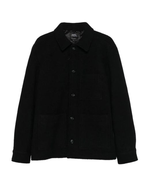 A.P.C. Hemd Mit Aufgesetzter Tasche in Black für Herren