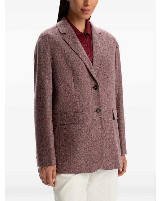 12 STOREEZ Brown Buttoned Blazer