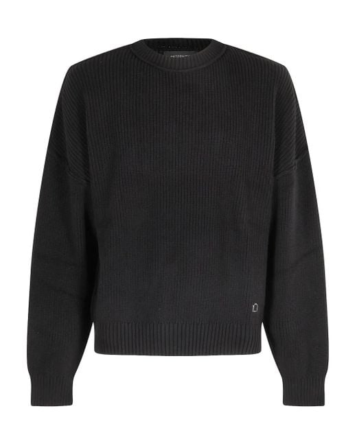 RETERNITY Black Long-Sleeve Sweatshirt for men