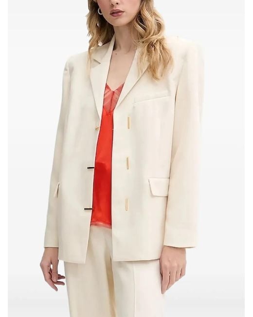 Stine Goya White Split-Sleeve Blazer