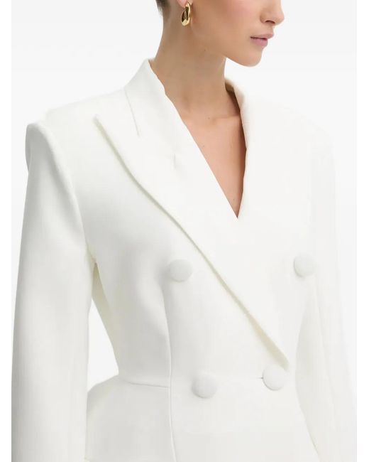 Bardot White Janna Hourglass Mini Dress