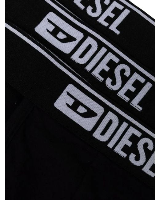 DIESEL Black Umbr-Jocky Jockstraps (Pack Of Three) for men