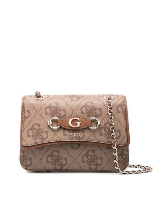 Guess Pink Logo-Lettering Cross Body Bag