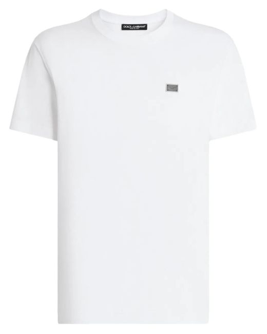 メンズ Dolce & Gabbana ロゴ Tシャツ White