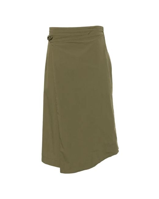 Niu Green Jupe Mi-Longue À Détail De Boucle