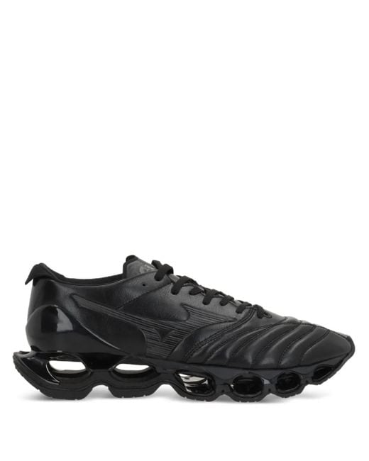 Mizuno Black Wave Prophecy Morelia Leather Low-Top Sneakers