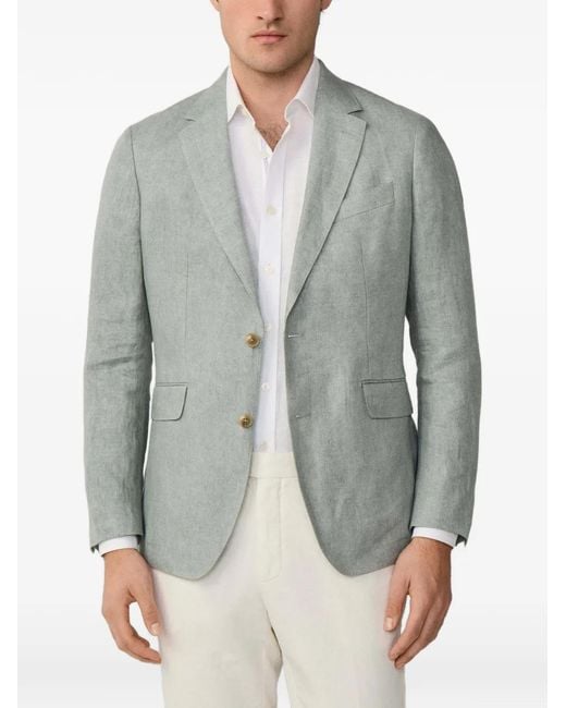 Hackett Gray Blazer Ascot Delavé for men