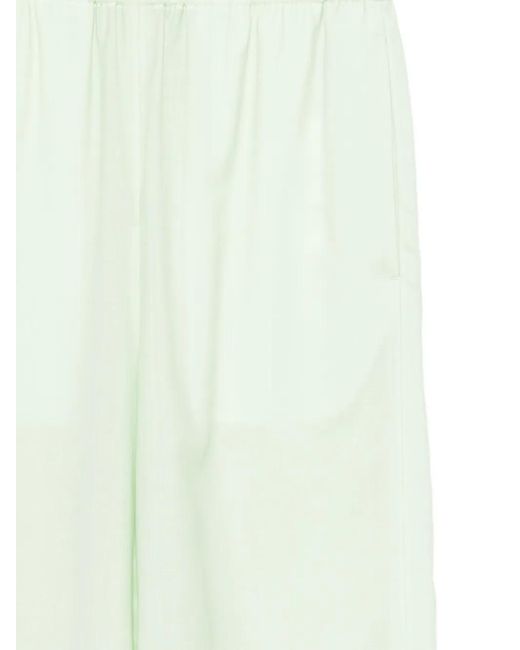 Enfold White Wool Shorts