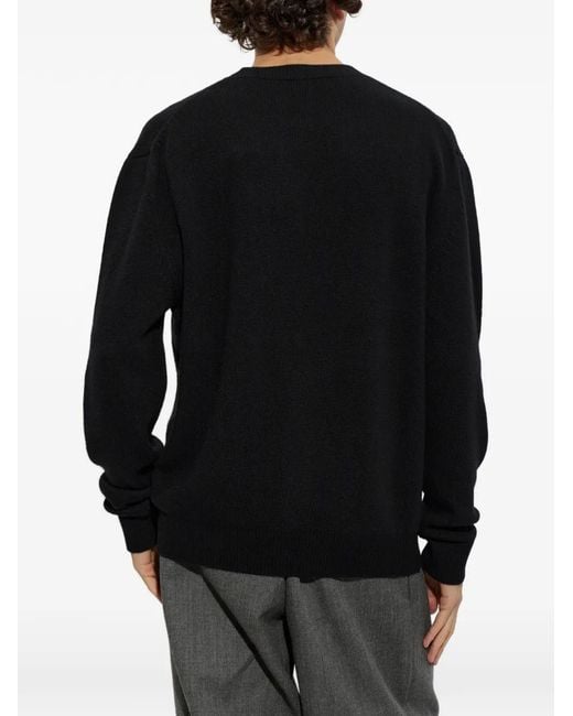 Pull À Logo Brodé Givenchy pour homme en coloris Black