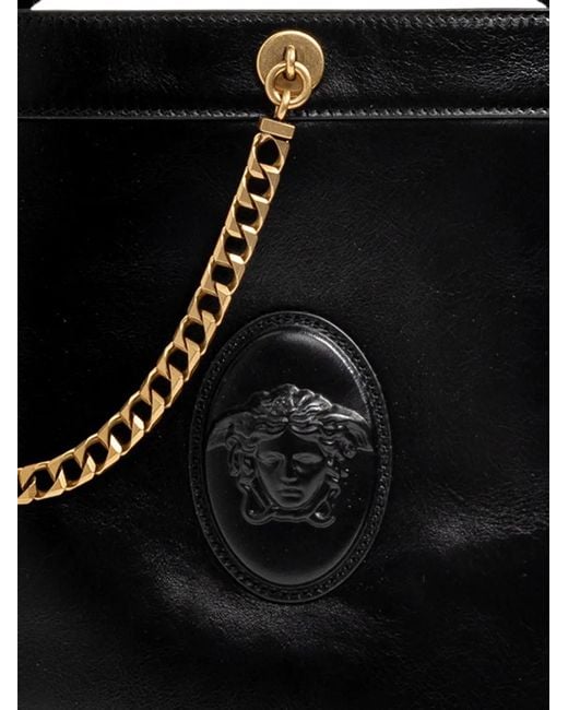 Versace Black Pivot Beuteltasche