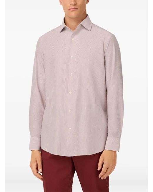 Boggi Pink Striped Shirt for men
