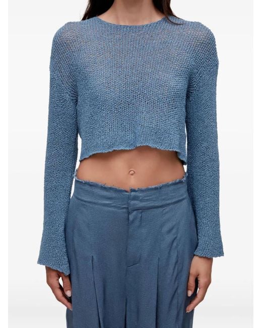 Osklen Blue Pullover Mit Glockenärmeln