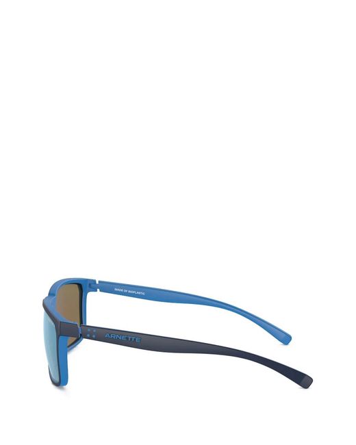 Arnette Blue Stripe Rectangle-Frame Sunglasses for men