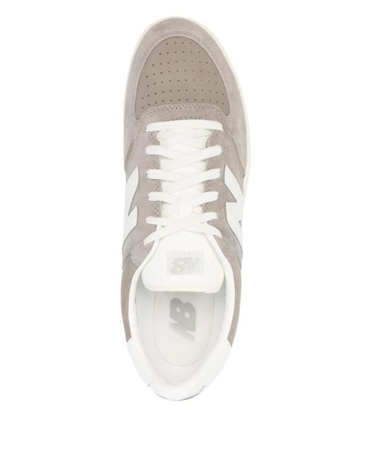 New Balance White T500 Sneakers for men