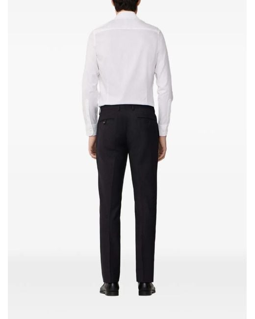 Hackett Geplooide Pantalon in het Black voor heren