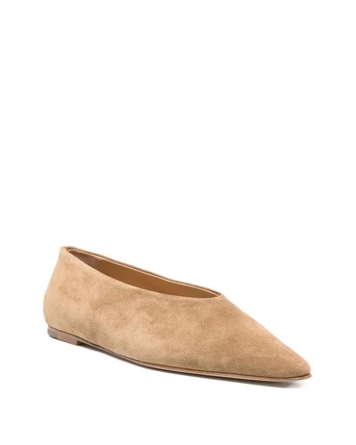 Dear Frances Brown Topo Flat Pumps