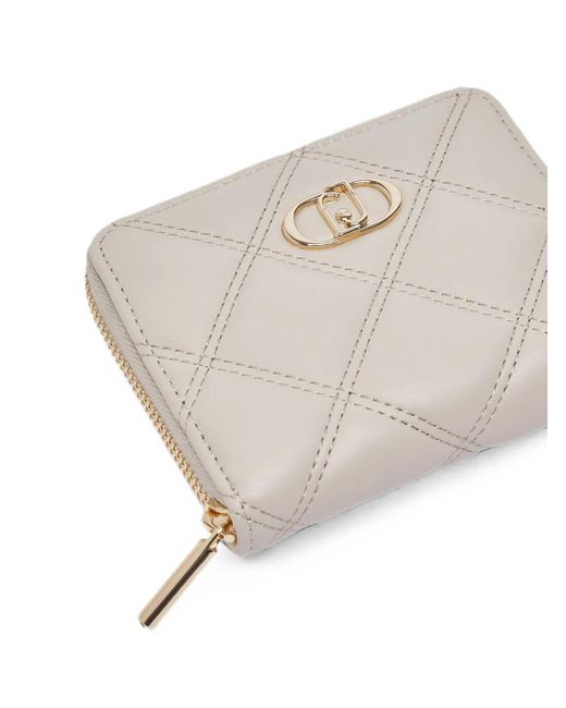 Liu Jo Natural Small Quilted Wallet