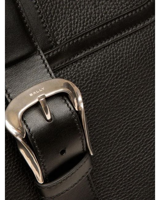 メンズ Bally Spin レザーバックパック Black