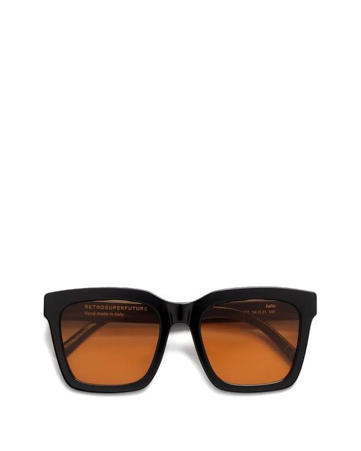 Retrosuperfuture Black Aalto Sunglasses