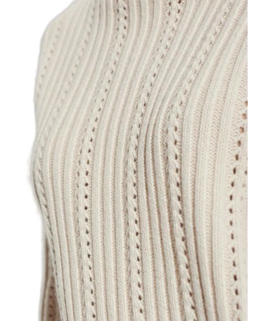Pull Satilly À Col Roulé Samsøe & Samsøe en coloris White