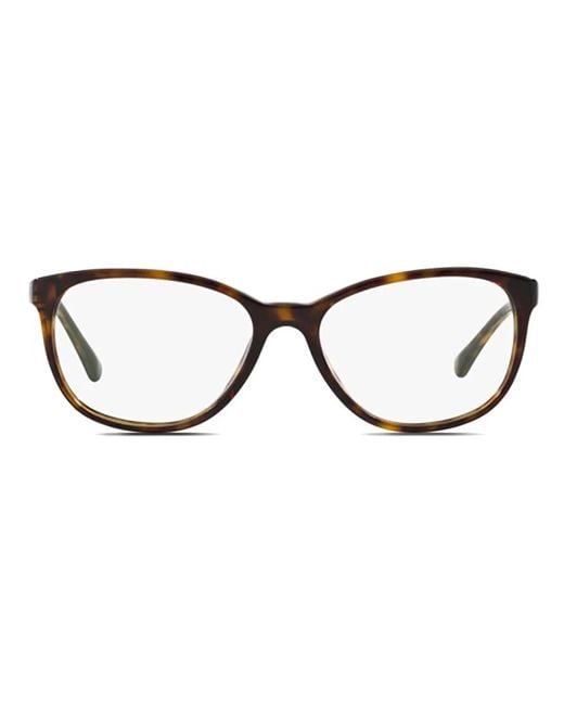 Burberry Brown Rectangle-Frame Glasses