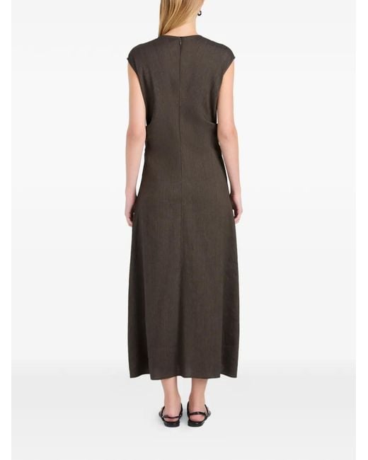 Proenza Schouler Miranda Twisted Maxi Dress in Brown | Lyst Proenza Schouler Miranda Twisted Maxi Dress in Brown | Lyst