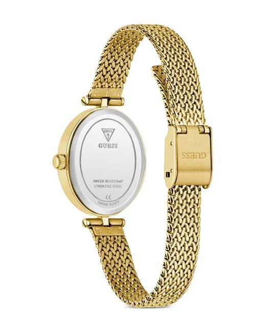 Guess Green Stainless Steel Quartz 24Mm Watch