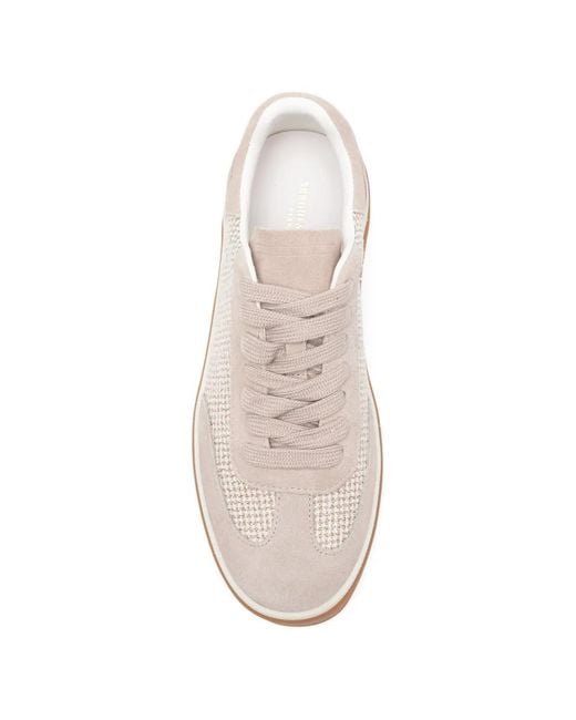 SERGIO MORETTI FIRENZE White Snede-Panel Sneakers