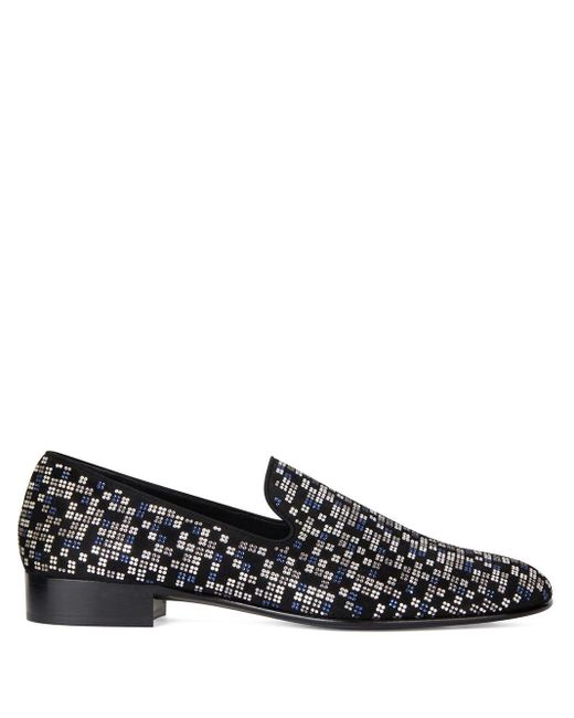 Giuseppe Zanotti Kriss Unisex Sneakers - Zwart/Donkerblauw/Goud @  Sneakerstad