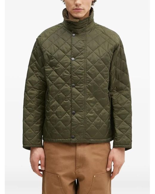 Barbour Green Transport Diamond-Quilted Jacket for men