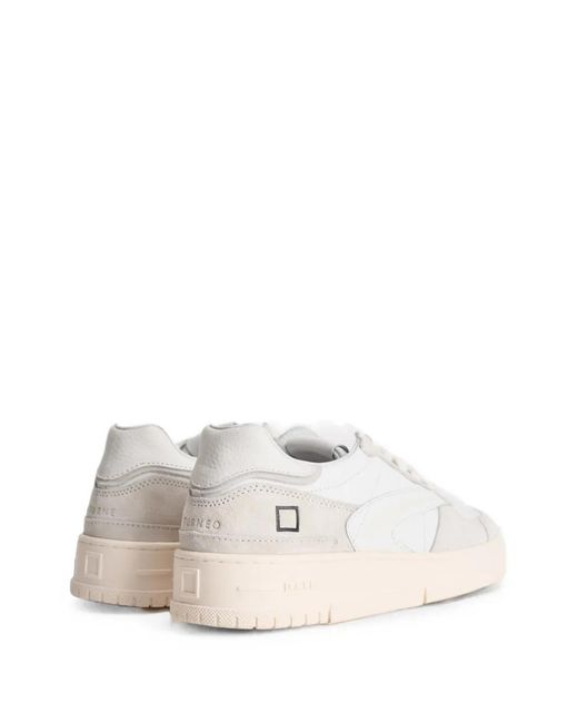 Date White Torneo Panelled Sneakers for men