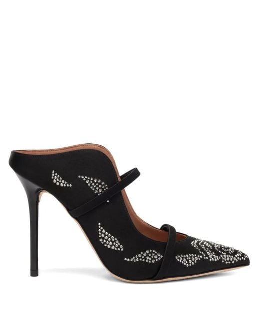 Malone Souliers Maureen 100mm ミュール Black