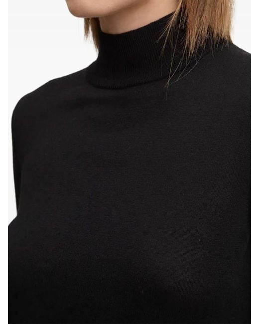 HUGO Black Turtleneck Sweater