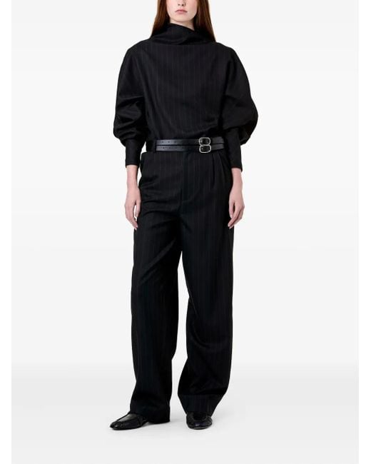 Nicholas Blue Bettina Pinstripe Blouse
