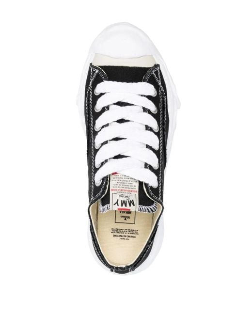 Maison Mihara Yasuhiro Black Hank Low-Top Sneakers