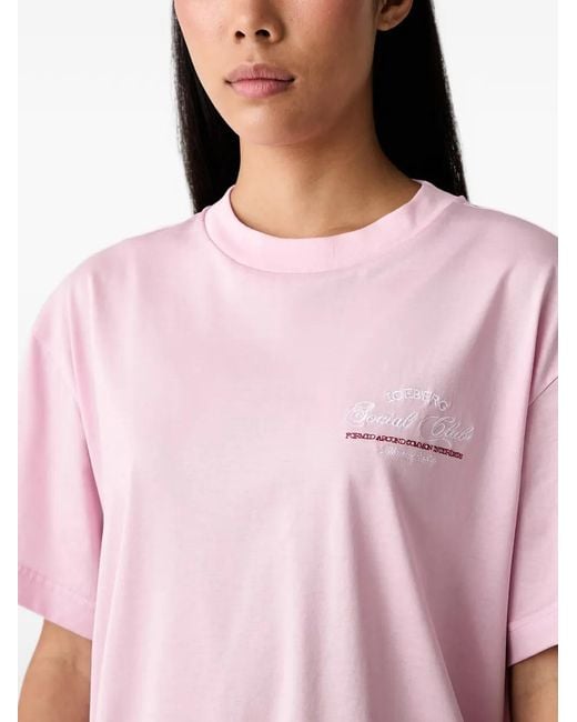 Iceberg Red Logo-Print T-Shirt