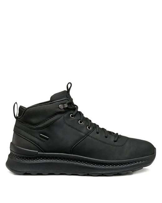 Geox Black Spherica Actif X2 Abx Lace-Up Fastening Boots for men