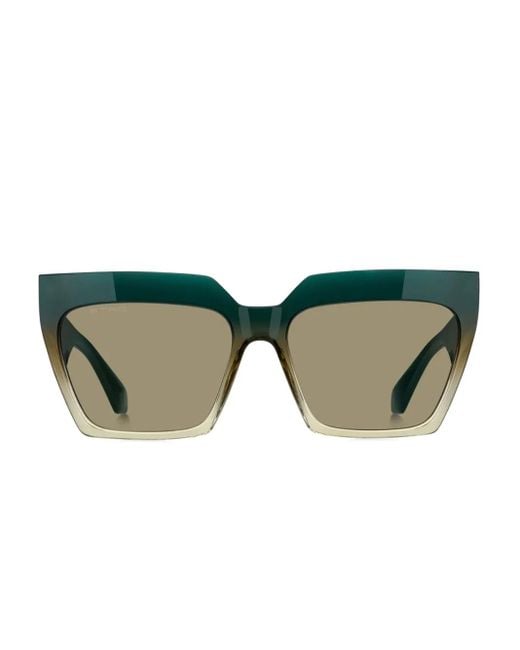Occhiali Da Sole Geometrici di Etro in Green