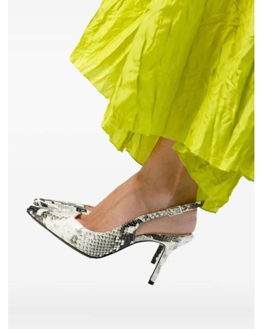 SMILING SHOES Metallic Escarpins Leah À Bride Arrière