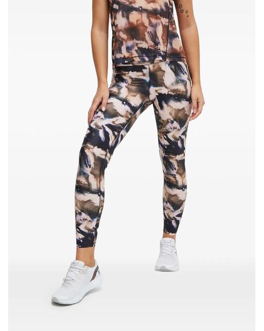 Casall Black Space Abstract-Print Leggings
