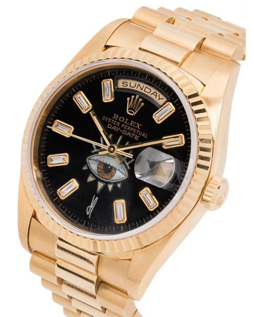 Jacquie Aiche Black Customised Day Date 34Mm