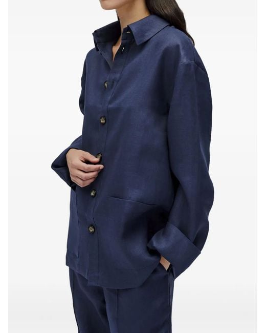 Sleeper Blue Linen Shirt