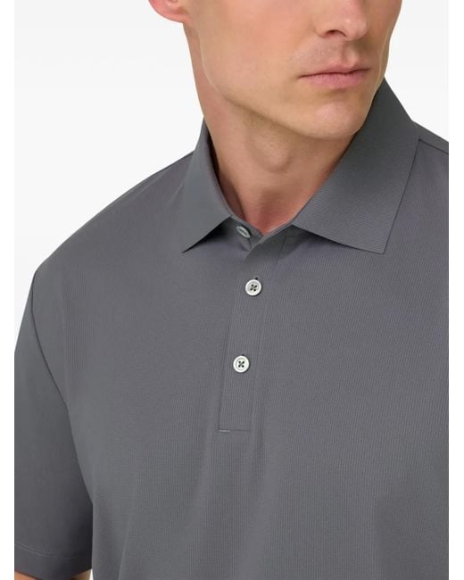 Boggi Gray B Tech Polo Shirt for men