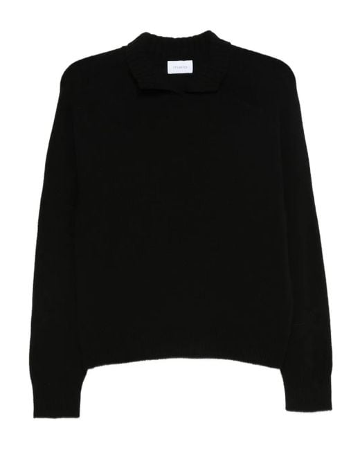Malo Crew-Neck Sweater in Black Lyst UK