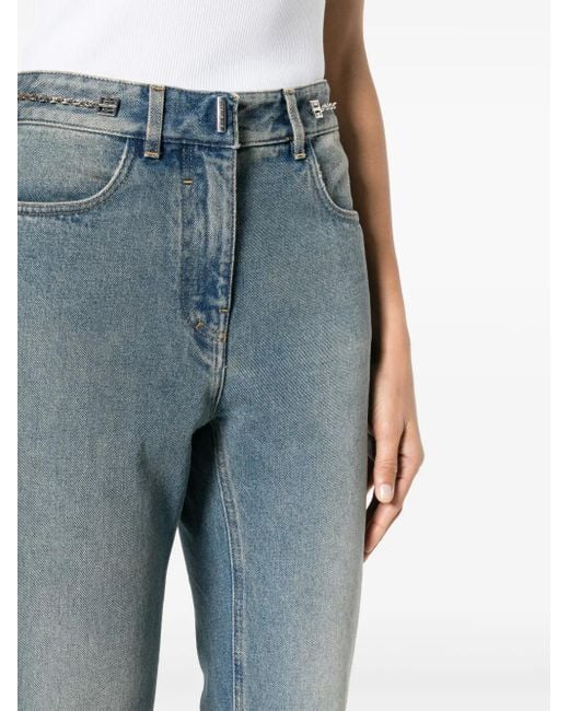Givenchy Straight Jeans in het Blue